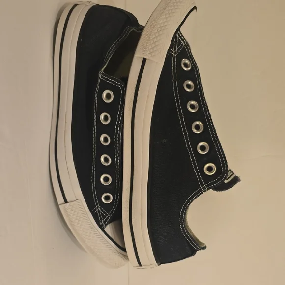 Converse All Star Black Canvas Shoes - Picture 4 of 8